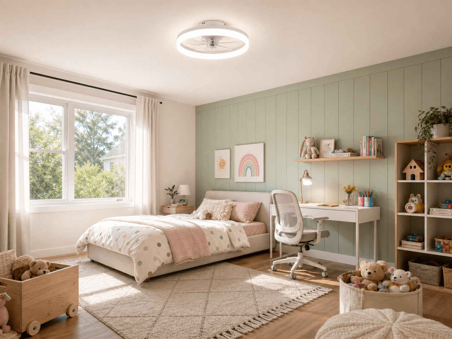 FancyMay fan light in a kids room